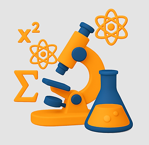 Научная композиция в оранжево-синих тонах.png