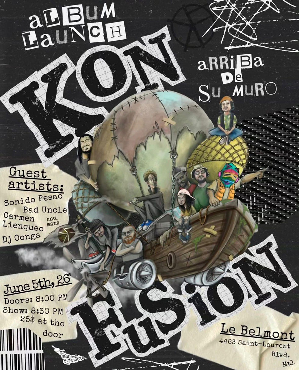 Lancement d'album Kon-Fusion - Arriba de su muro!
