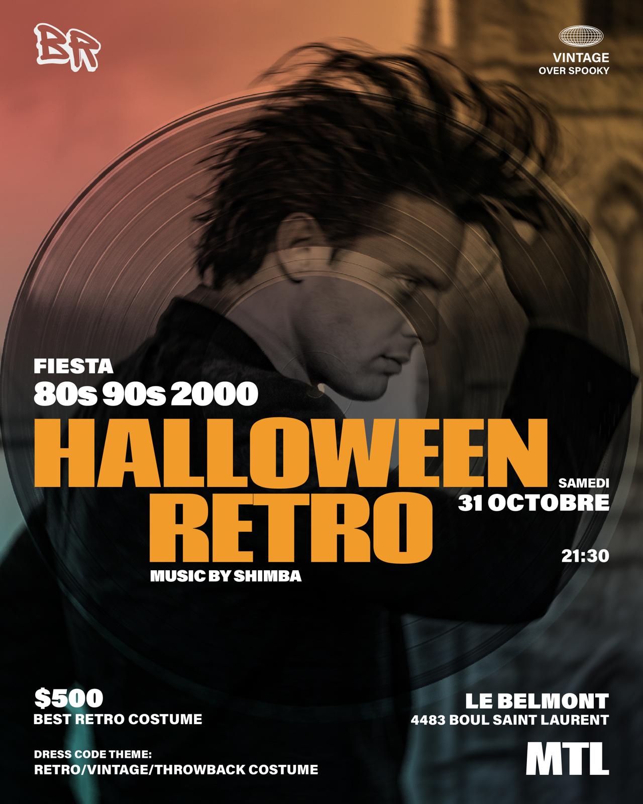 Halloween Retro - Fiesta 90s 2000