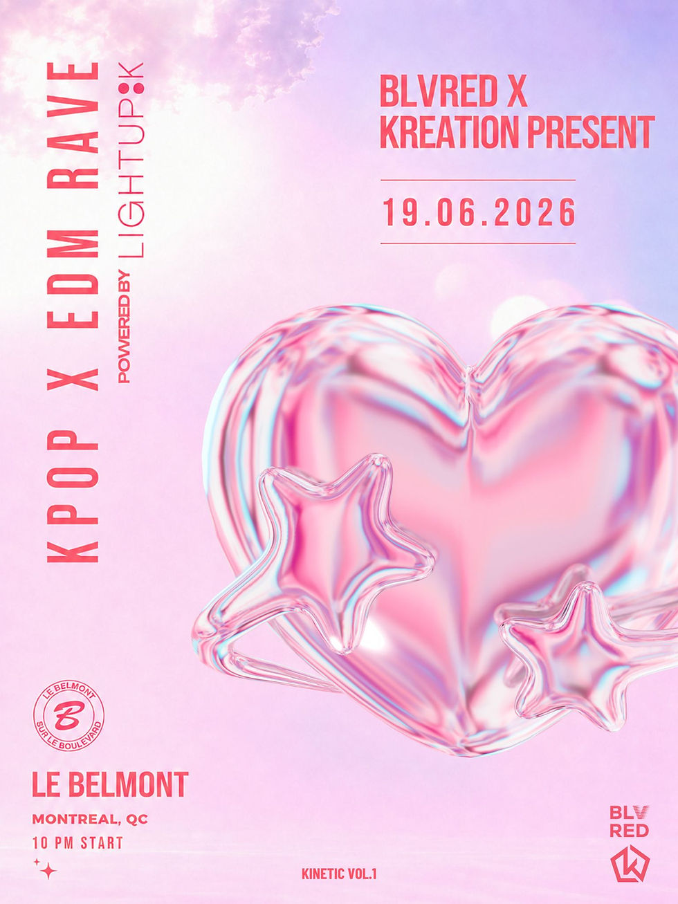 BLVRED x KREATION Present: Kinetic 2.0 - KPOP x EDM Rave