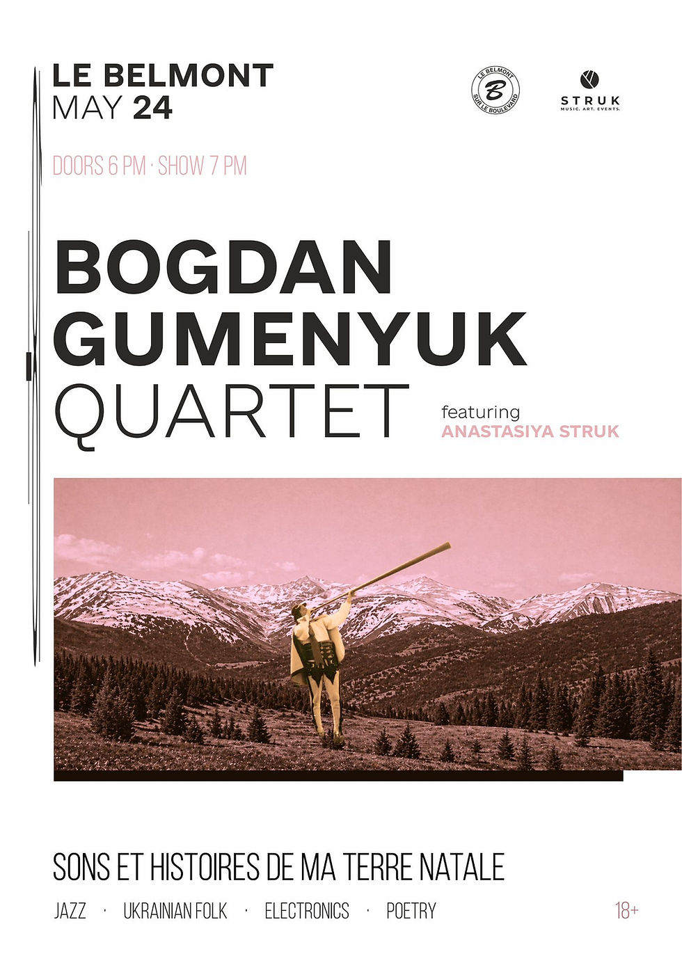 Bogdan Gumenyuk Quartet: Sons et histoires de ma terre natale