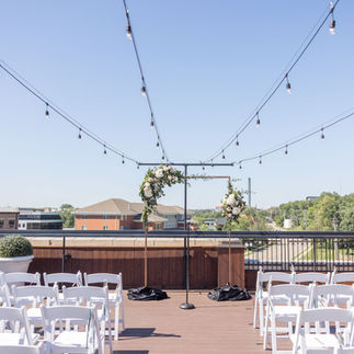 Ceremony setup for wedding.