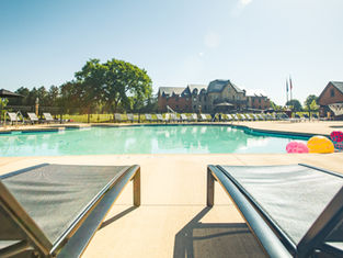Beloit Club pool with sun chairs 