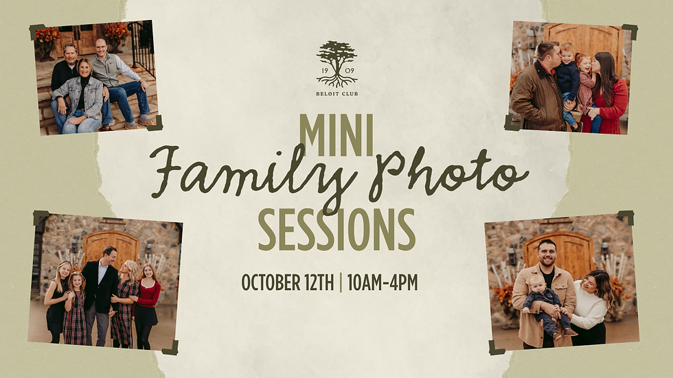 Mini Family Photo Sessions at The Club