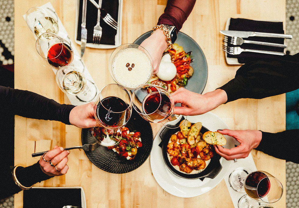 Wine and dinner at Velvet Buffalo Modern Italian in Beloit, WI