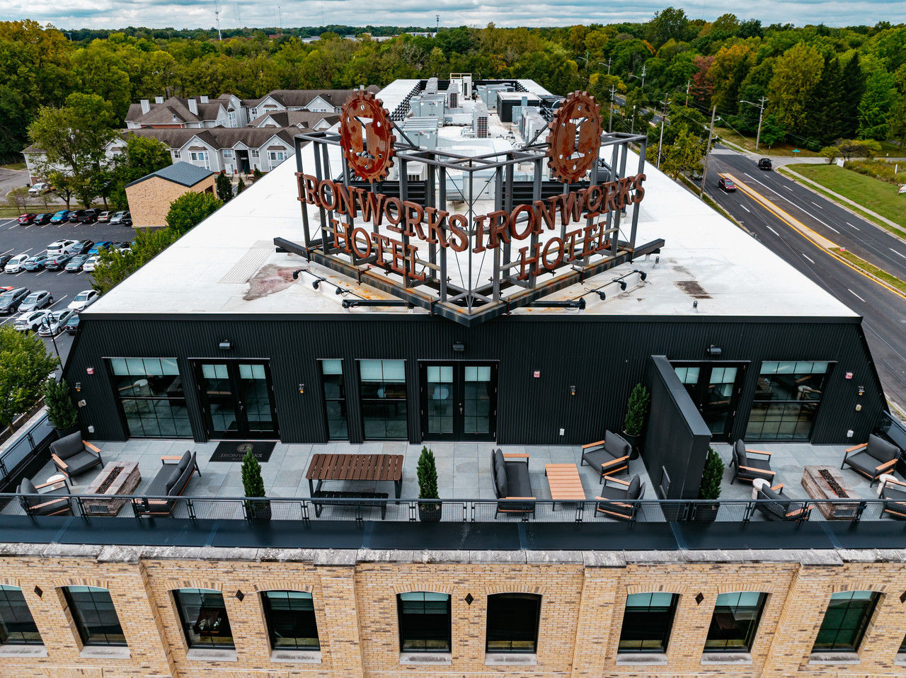 Overhead view of Legacy Terrace