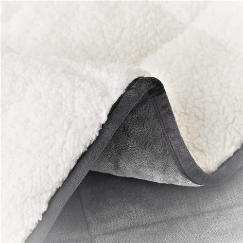 6.8kg sherpa weighted blanket unisex Sensory Playhouse