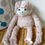 Thumbnail: 1.5kg Weighted, calm-down plush toy / lap pad – brown sloth