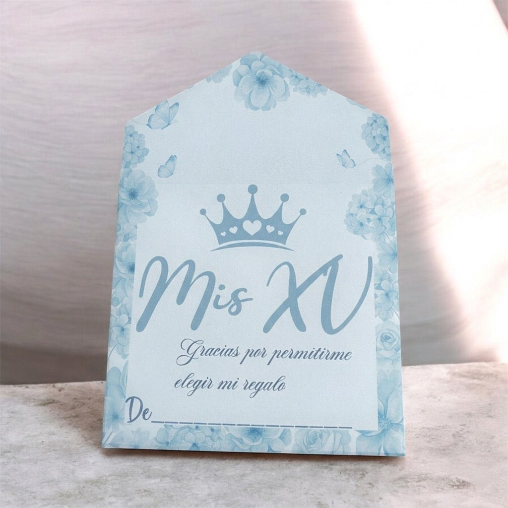 Lluvia de Sobres 5Lluvia de Sobres 50 piezas, varios colores, Boda y Quince Años