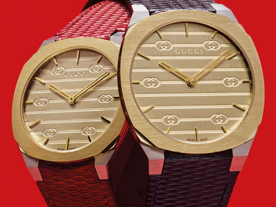 GUCCI UNVEILS NEW STYLES OF THE GUCCI 25H WATCH COLLECTION