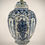 Miniature : Potiche à gingembre ou pot couvert en faïence Delft vers 1800 [En l'état]