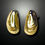 Miniature : Boucles d’oreilles à clips originales en forme de moules
