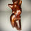 Miniature : Jolie sculpture buste de femme en bois