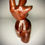 Miniature : Jolie sculpture buste de femme en bois
