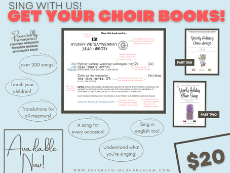 EOTC KERANEYO MEDHANEALEM                                                  CHOIR BOOK PART 2