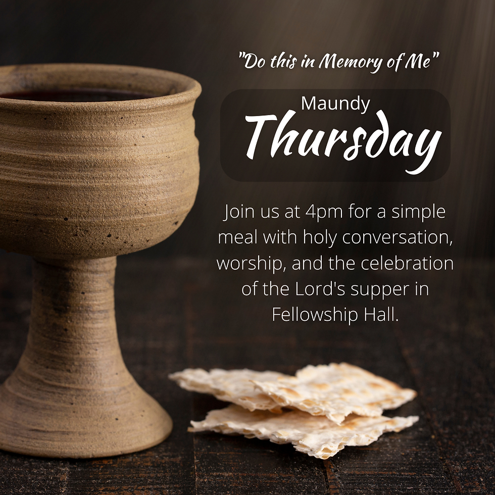 Maundy Thursday