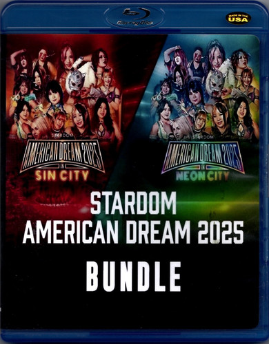 Stardom 2025 American Dream Bundle DVD BD | Wrestling DVDs R Us