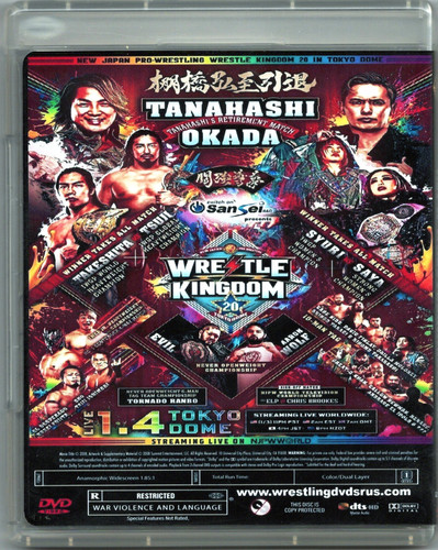 NJPW Wrestlekingdom 2026 DVD BD | Wrestling DVDs R Us