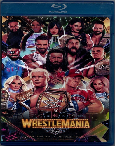 WWE Wrestlemani 41 DVD BD | Wrestling DVDs R Us