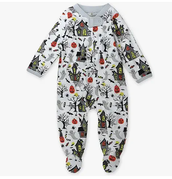 HonestBaby Baby Celebration Sleep & Play Footed One-Piece Pajama Sleeper 100% Organic Cotton
