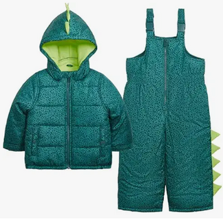 Carter's Boys' Character Snowsuit, Little Dinosaur, 3T