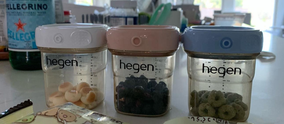 『美國育兒』小金奶瓶不可或缺的配件—Hegen萬用儲存蓋。