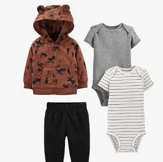 Simple Joys by Carter's baby-boys 4-piece Jacket, Pant, and Bodysuit Set