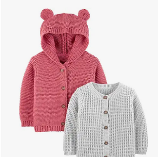Simple Joys by Carter's Baby 2-Pack Neutral Knit Cardigan Sweaters