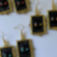 Gold Dragon Eye Earrings