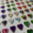 Custom Pride Heart Pendants