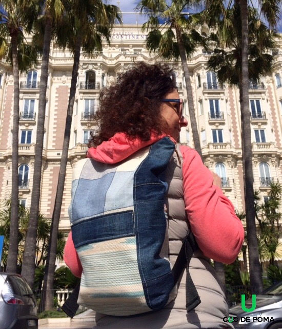Mochila Eco friendly. Rosa Marin