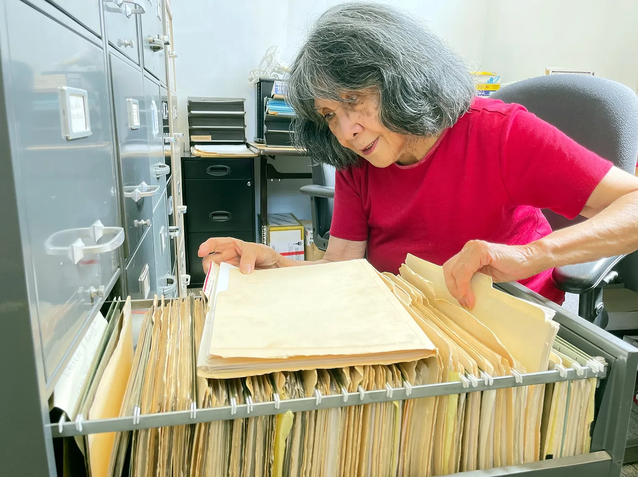 To locate a 1983 oral-history transcript of 1930s Alaskan cannery worker