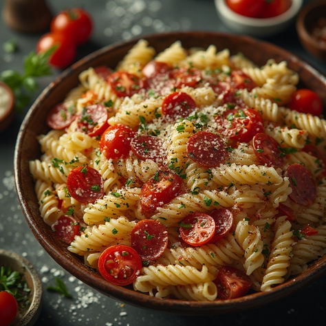 5 Minute Budget Friendly Veggie Pasta