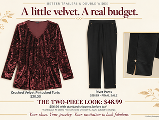 A Little Velvet, a Little Holiday: Avon Fashion Finds with Real Budgets in Mind