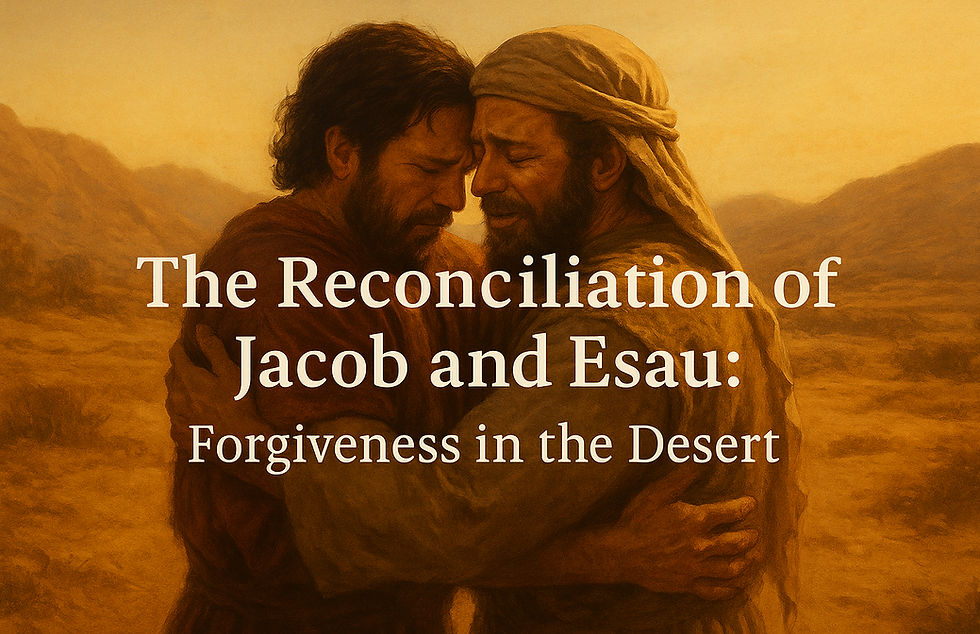 The Reconciliation of Jacob and Esau: Forgiveness in the Desert