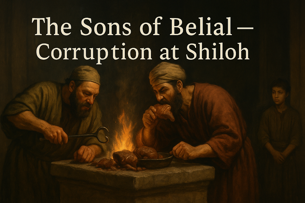 Sons of Belial — The Scandal of Hophni and Phinehas