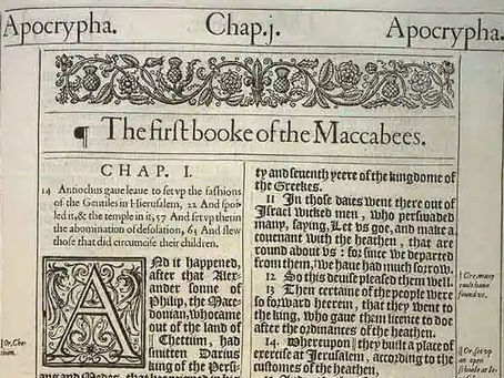 Maccabees Summary – The Books They Removed That Explain It All