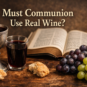 Must Communion Use Real Wine?