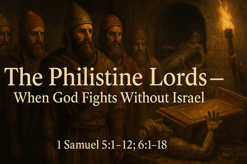 The Philistine Lords — When God Fights Without Israel