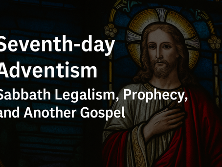 Seventh-day Adventism: Sabbath Legalism, Prophecy, and Another Gospel
