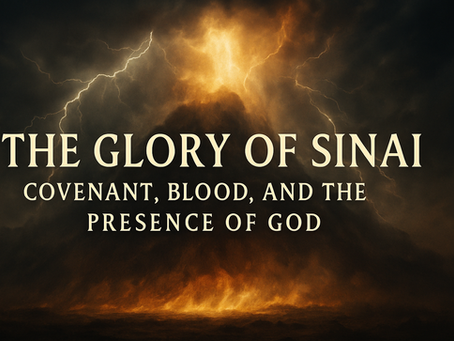 The Glory of Sinai: Covenant, Blood, and the Presence of God