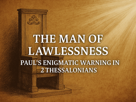 The Man of Lawlessness: Paul’s Enigmatic Warning in 2 Thessalonians