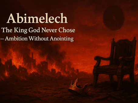 Abimelech: The King God Never Chose