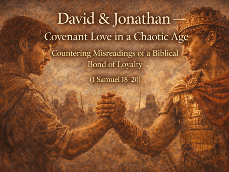David & Jonathan — Covenant Love in a Chaotic Age