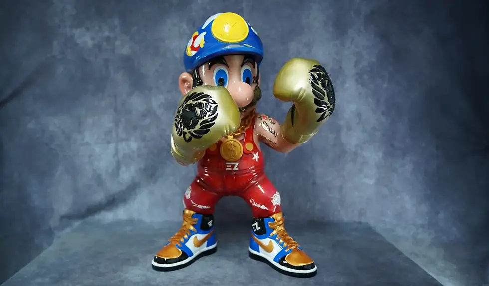 Miniature : Figurine Mario Boxeur