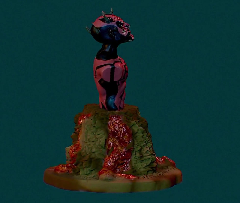 Thumbnail: figurine Dark Maul star wars en résine : impression 3D
