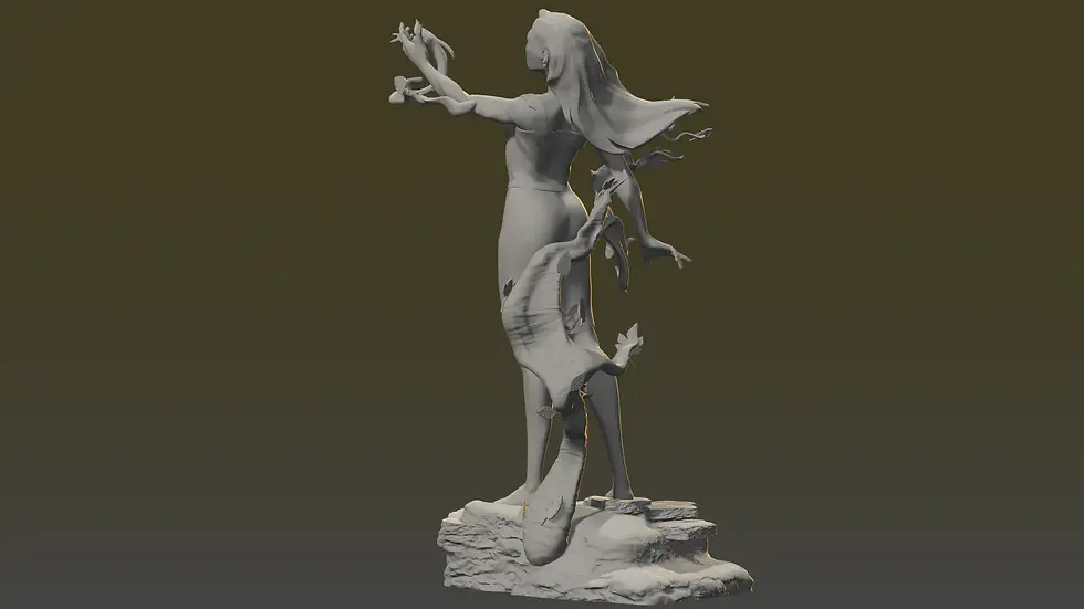 Miniature : Figurine STL Pocahontas