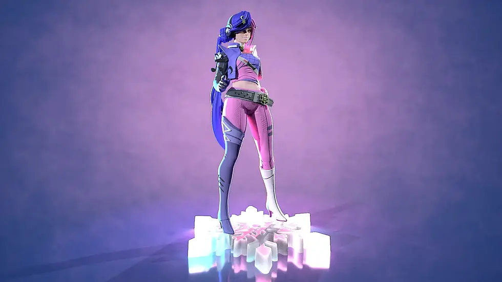Miniature : STL Luna Snow Mirae 2099 - Marvel Rivals