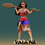 Miniature : Figurine STL Vaiana Moana