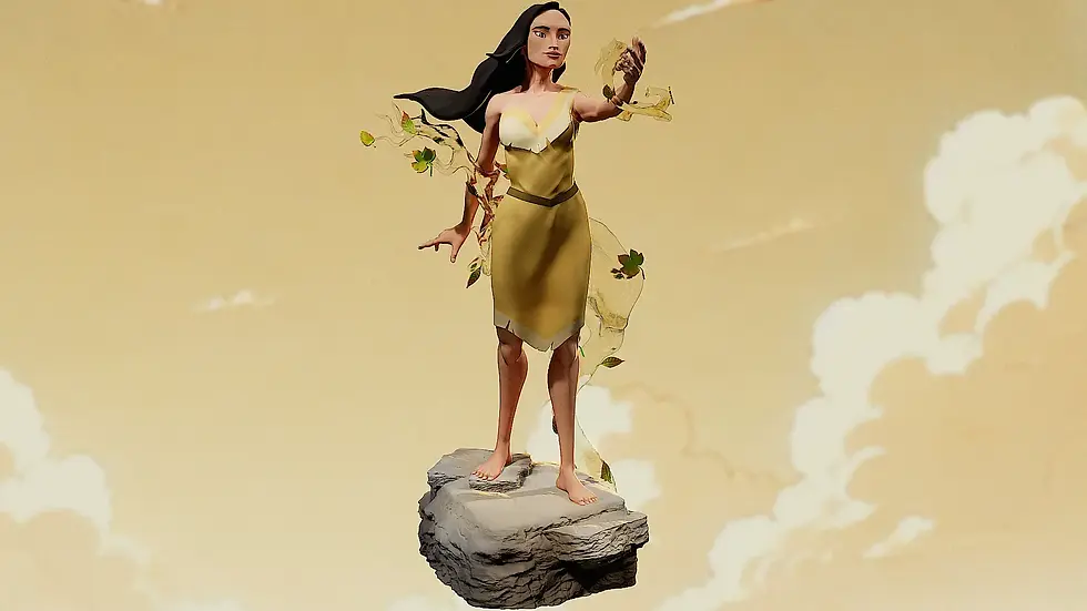 Miniature : Figurine STL Pocahontas
